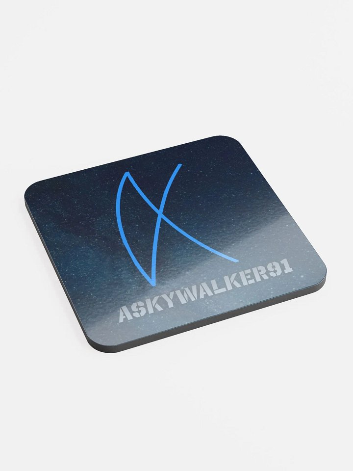 Starry Background Logo Coaster product image (2)
