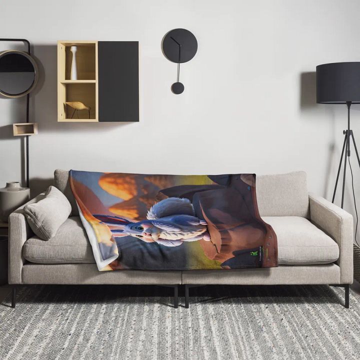 Endangered Species - Mexico - Volcano Rabbit Throw Blanket product image (1)