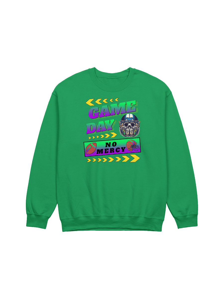 Game Day No Mercy Football Skull Spectacle Sweatshirt product image (5)