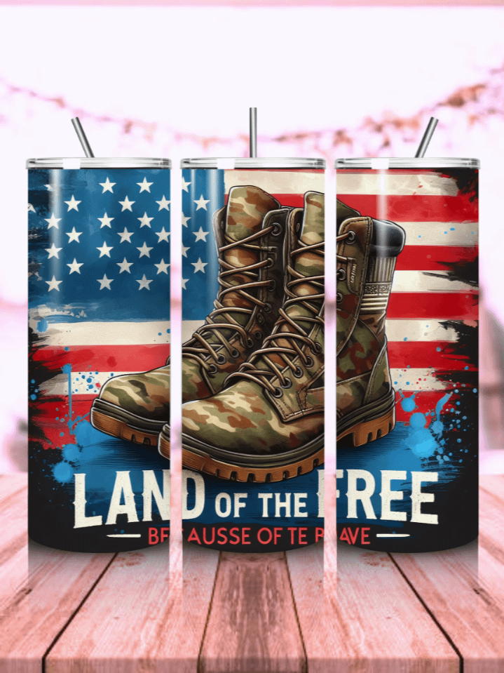 Veteran Memorial Day Tumbler Wrap – 20oz Skinny Sublimation PNG Design – Patriotic USA Flag Tribute – Ideal for Honoring Veterans on 4th of July & Memorial Day – Instant Digital Download – 300 DPI product image (1)