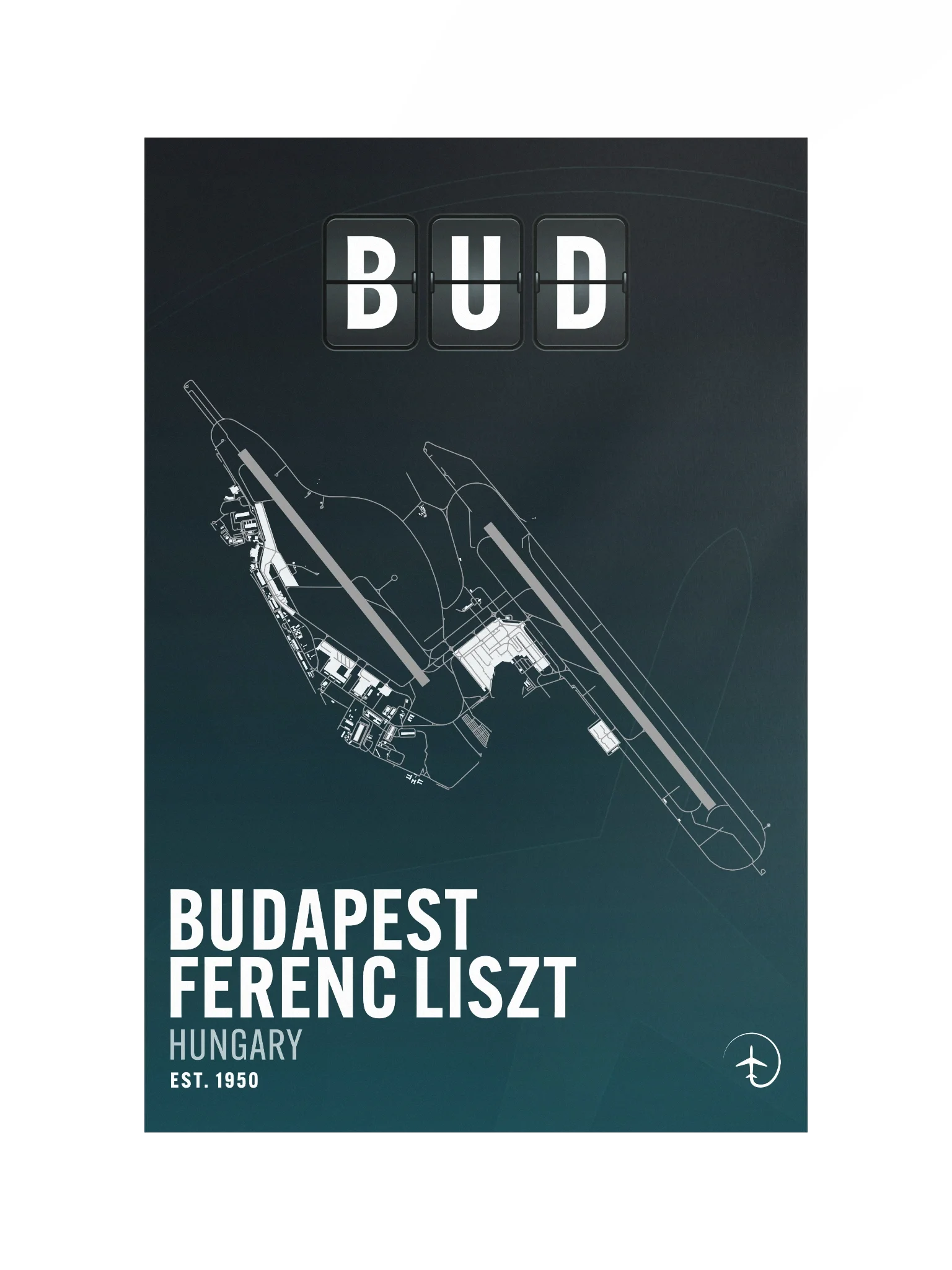 Budapest Ferenc Liszt BUD Poster product image (1)