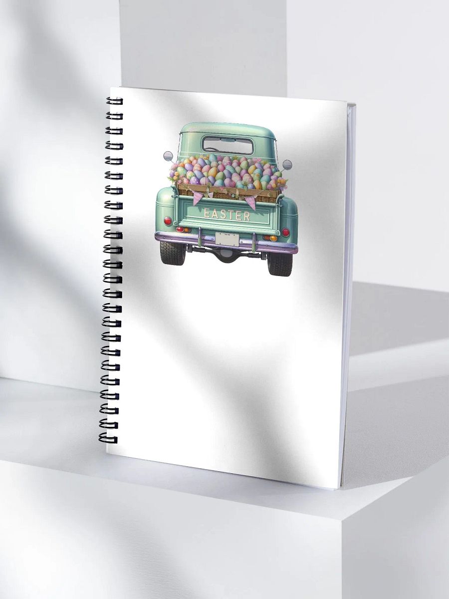 Mint Pastel Easter Truck - Notebook product image (4)