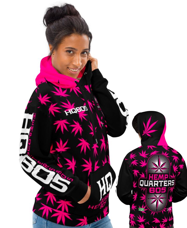 Copy of HempQuarters Pink Hoodie product image (1)