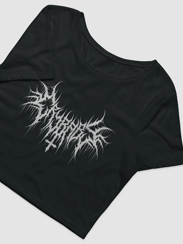 Metal Crop Top - White product image (2)