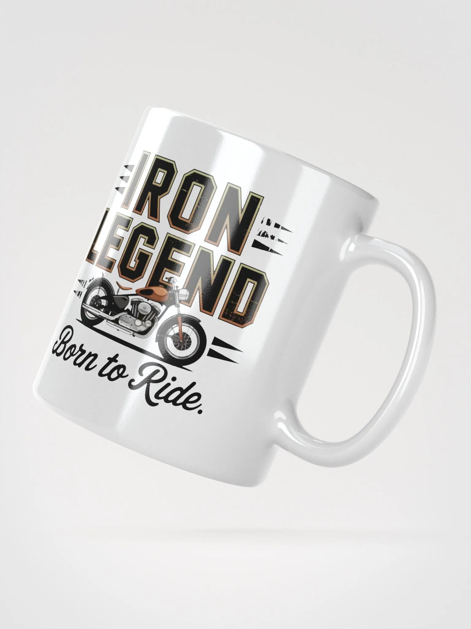 Iron Legend Born to Ride Coffee Mug, 11oz 15oz 20oz sizes product image (4)
