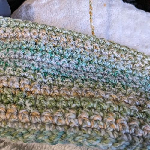 Starting a new project with the beautiful Hobbii Fantasy yarn. Super excited for what I've got in mind here. :D 
#crochet #cr...