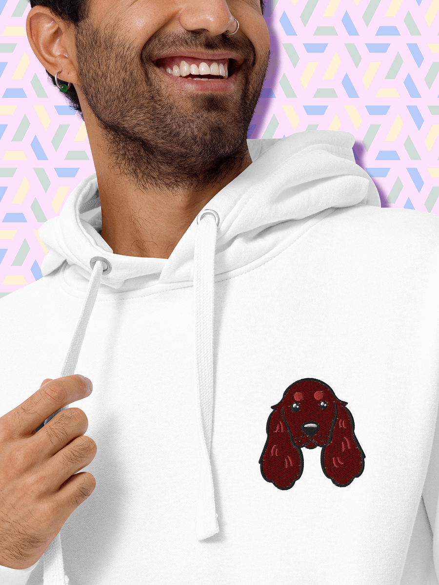 Floppy-Eared English Cocker Spaniel Embroidered Unisex Hoodie product image (44)