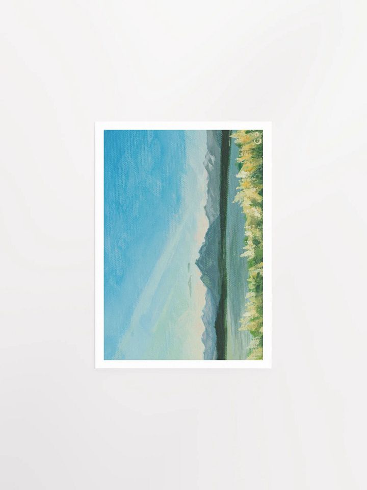 Mountain View Across the Lake - Art Print product image (2)