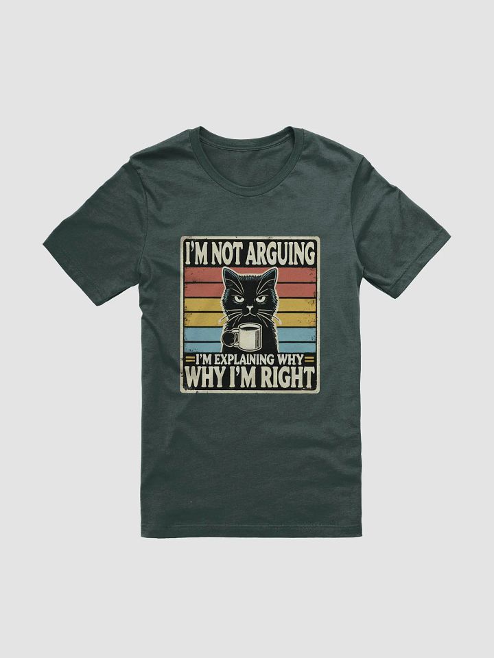 "cat arguing" t-shirt product image (1)
