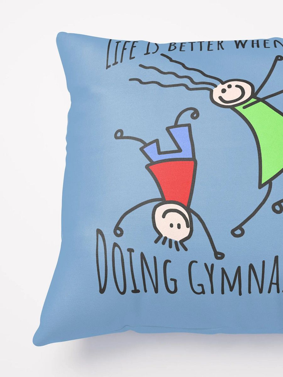Whimsical Life is Better When I'm Doing Gymnastics Pillow product image (4)