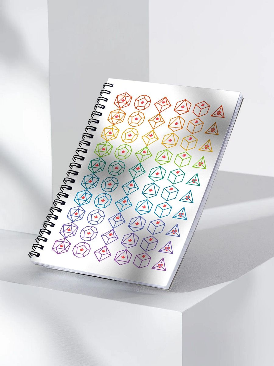 Dice Set Notebook (Rainbow) product image (4)