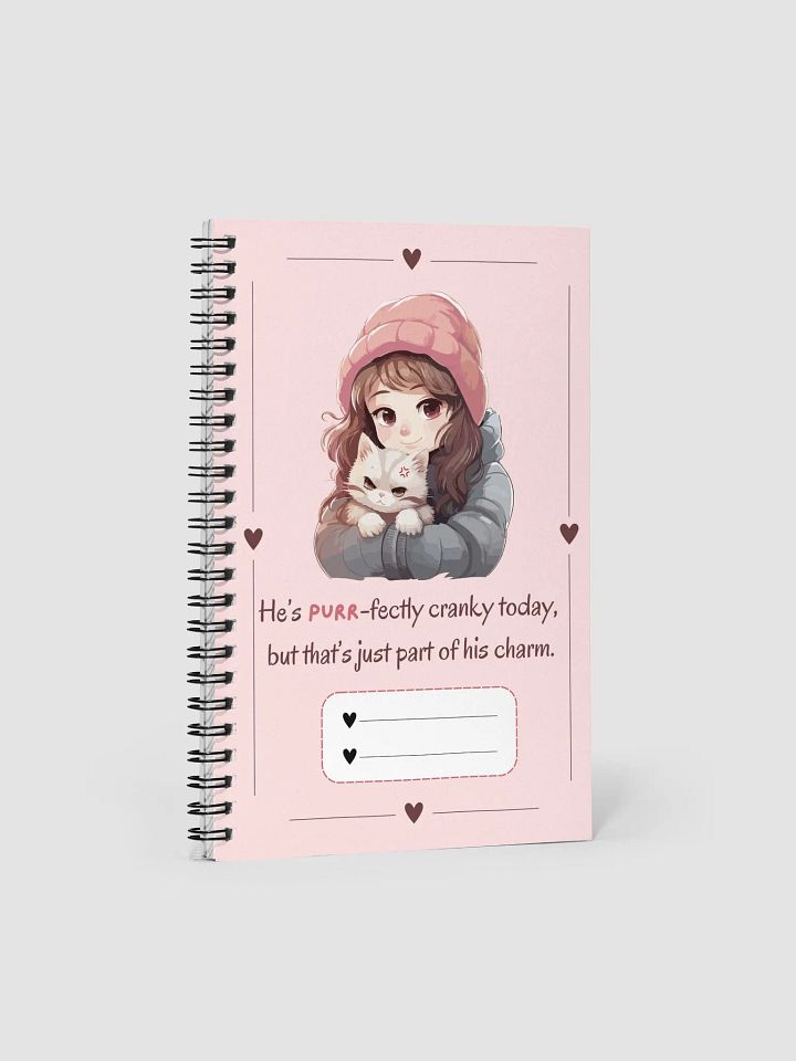 Purrfectly Charmed Pink Notebook product image (2)