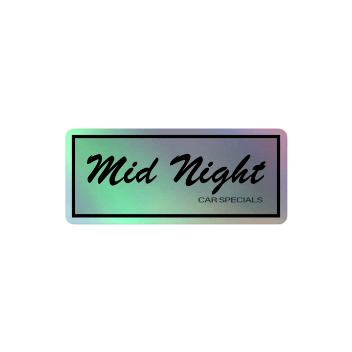 MidNight Car Specials Sticker (Holographic) product image (2)