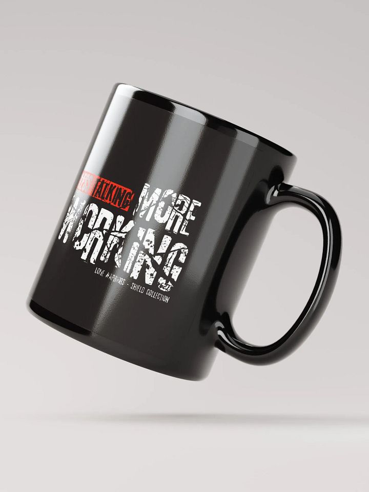 Black Glossy Mug by Mugz | Less talking, More Working product image (4)