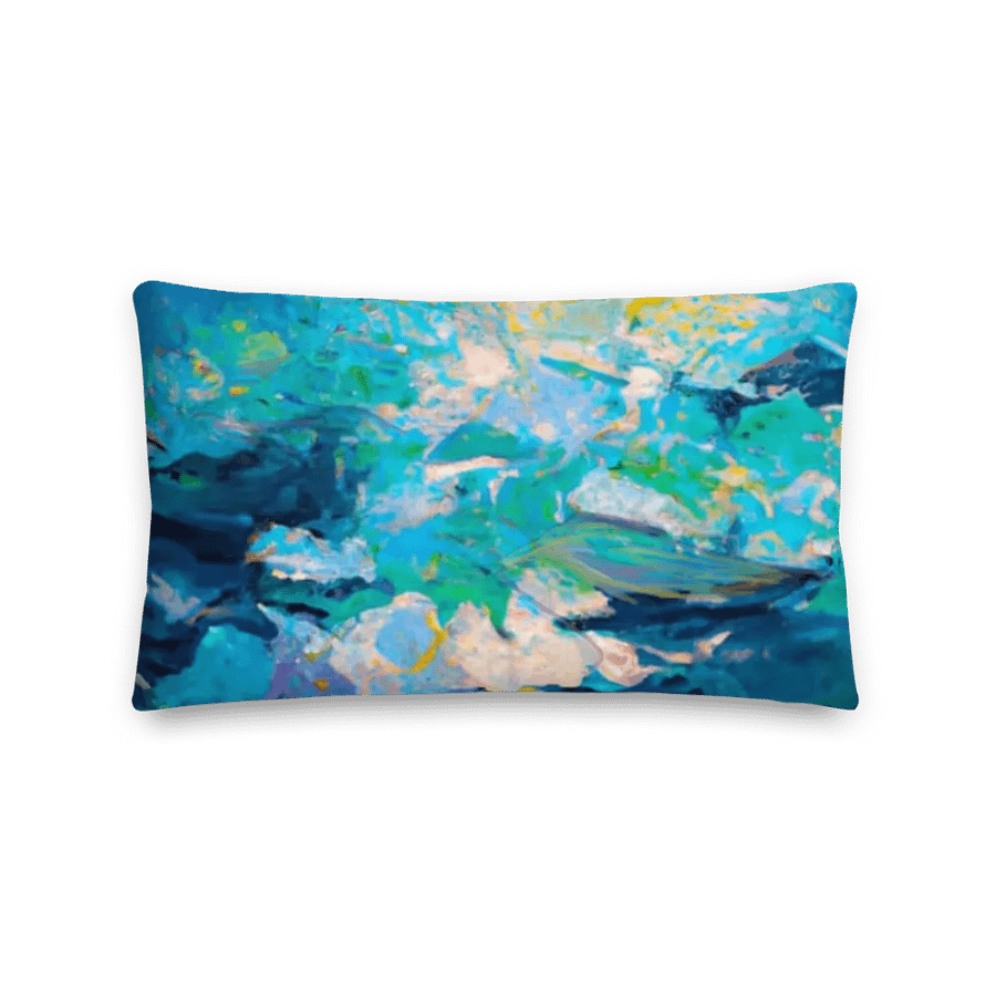 Aqua Fusion All-Over Pillow product image (2)