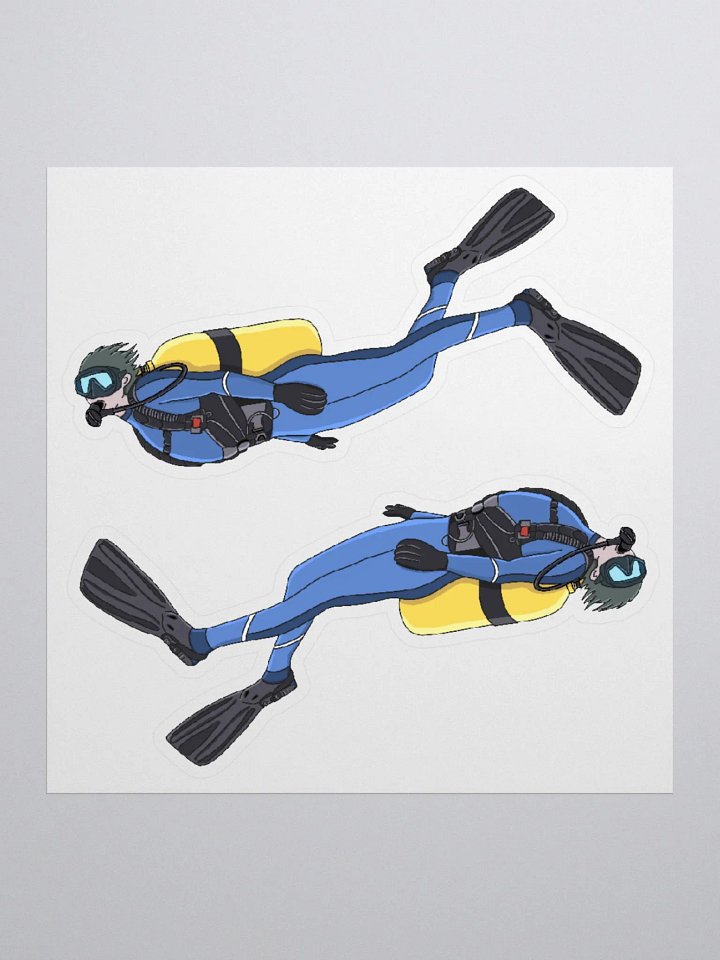 Rebreather Diver Sticker Set product image (2)