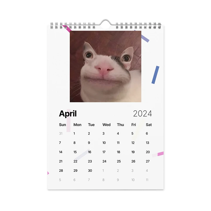 Wall Calendar (2024): Meme Cats product image (2)