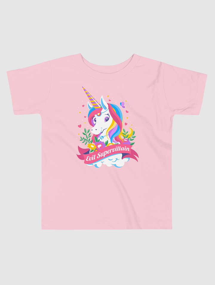 Evil Supervillain Pink or Black Toddler T-Shirt product image (2)