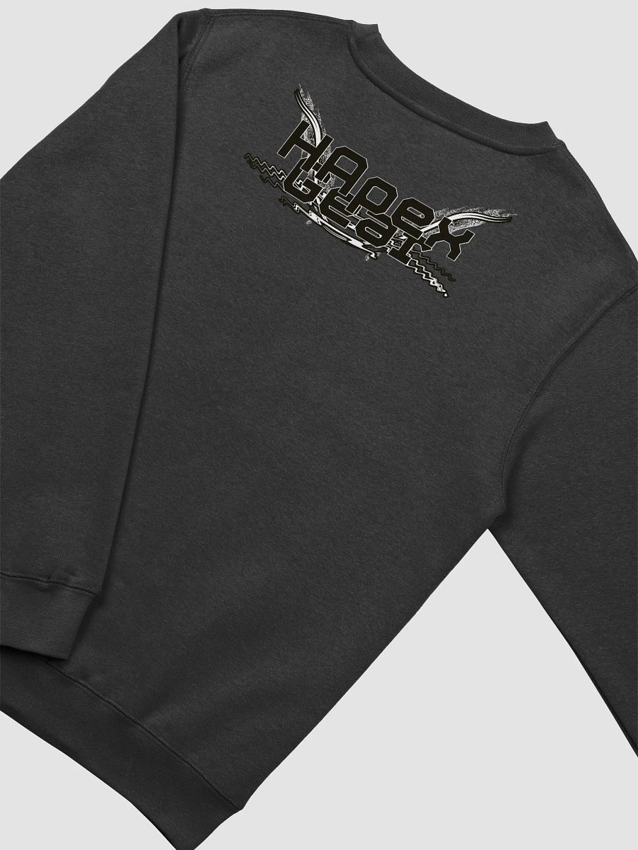 Premium Crewneck Sweatshirt - Black HApex Gear White Logo product image (4)
