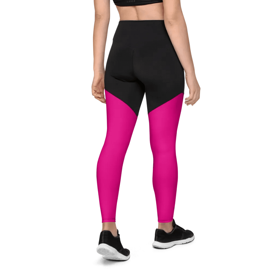 Sports Leggings (Magenta) product image (7)