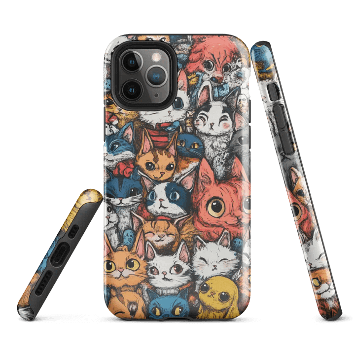 Kawaii Cat Cuteness iPhone Tough Case product image (2)