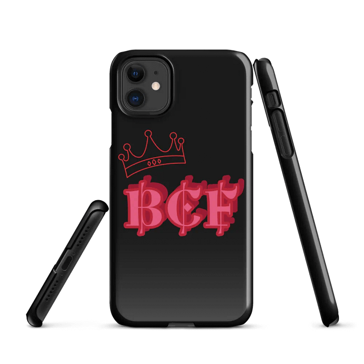 Artistic Blue Monogram iPhone® Snap Case product image (1)