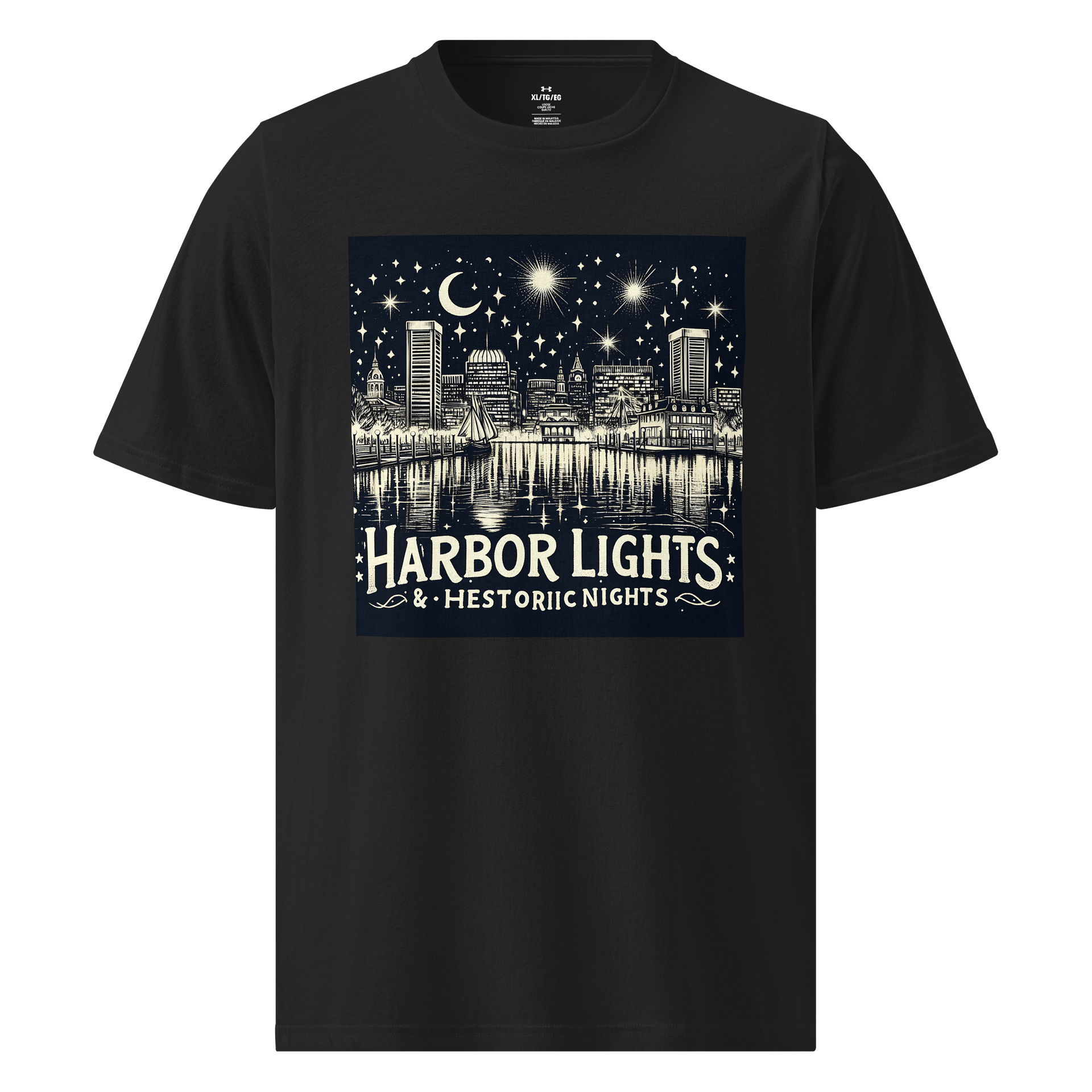Harbor Nights Skyline Unisex T-Shirt product image (1)