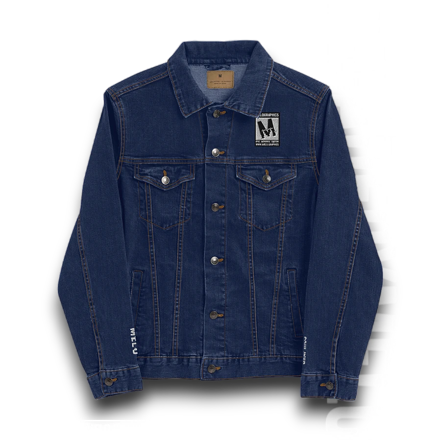 Rated M: White Stitched - Denim Jacket | #MadeByMELO product image (3)