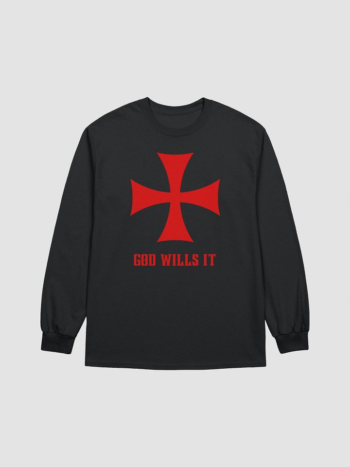 God wills it Crusader Gear Long Sleeve T-Shirt product image (2)