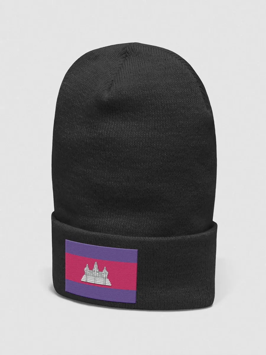 Cambodia Flag Beanie Hat product image (6)