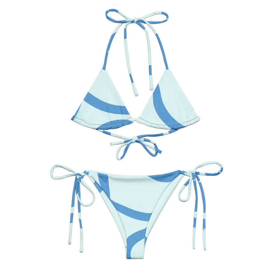 All-Over Print String Bikini - Ocean Blue product image (5)