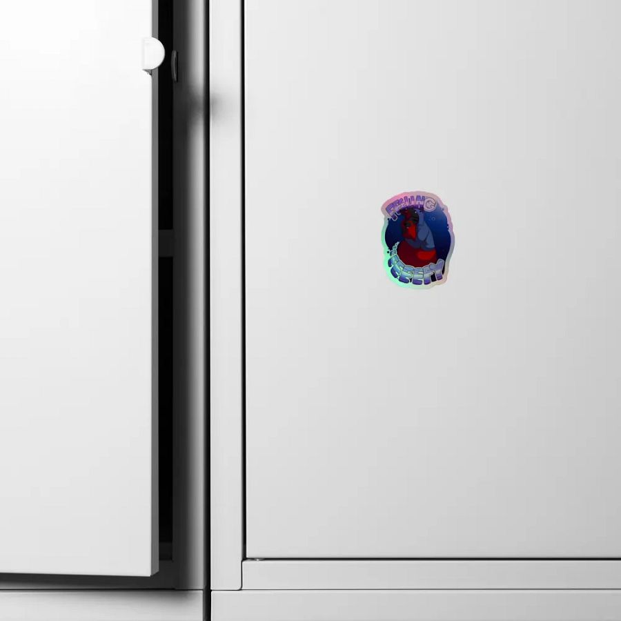 Feeling Eeeeeeeeepy Holographic Sticker product image (4)