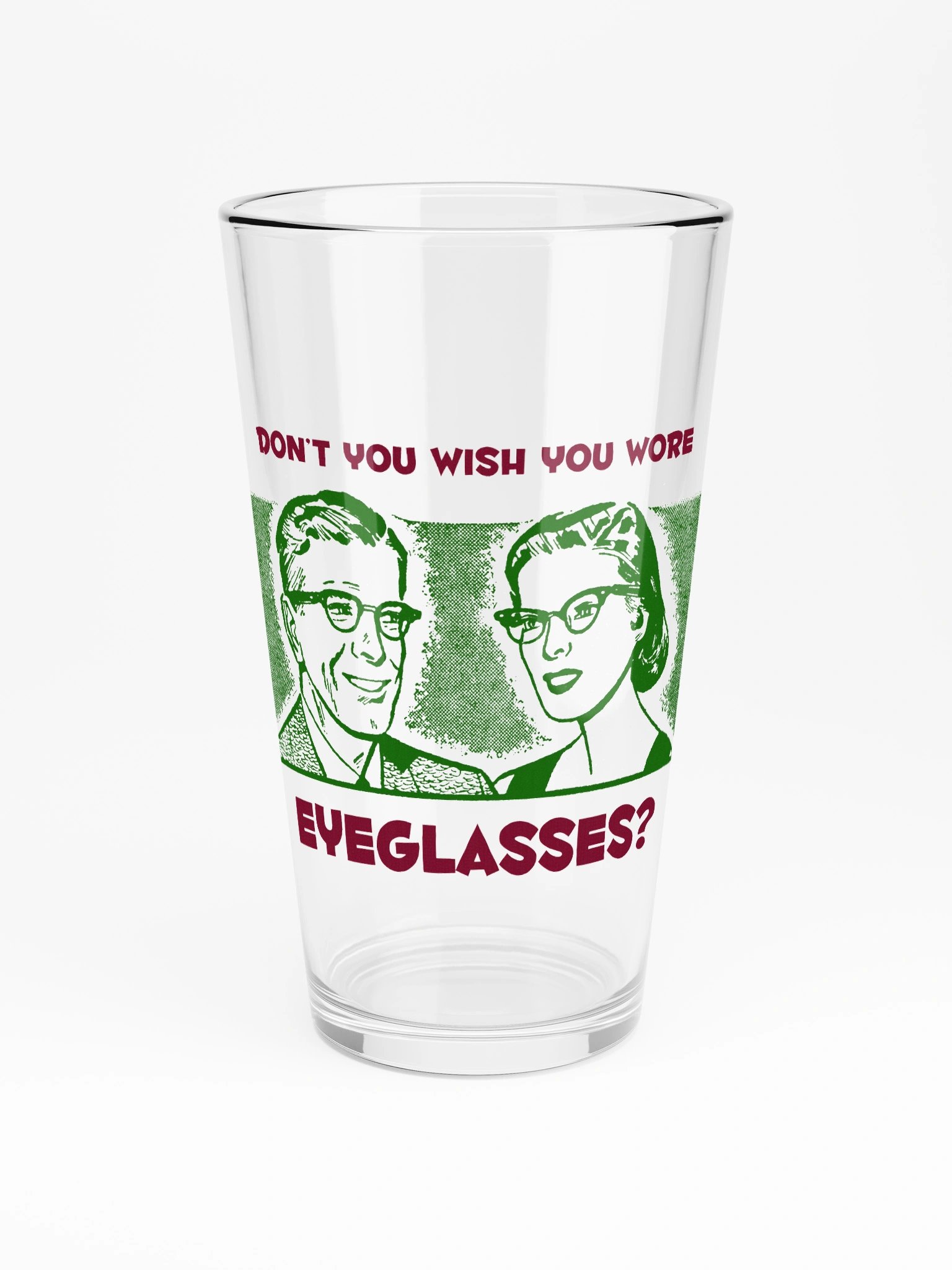'Eyeglasses Envy' Pint Glass product image (2)
