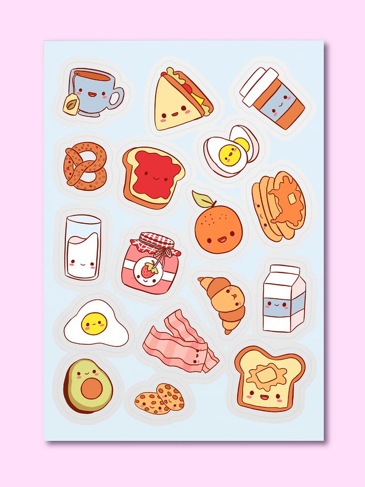 Breakfast Buddies Sticker Sheet product image (1)