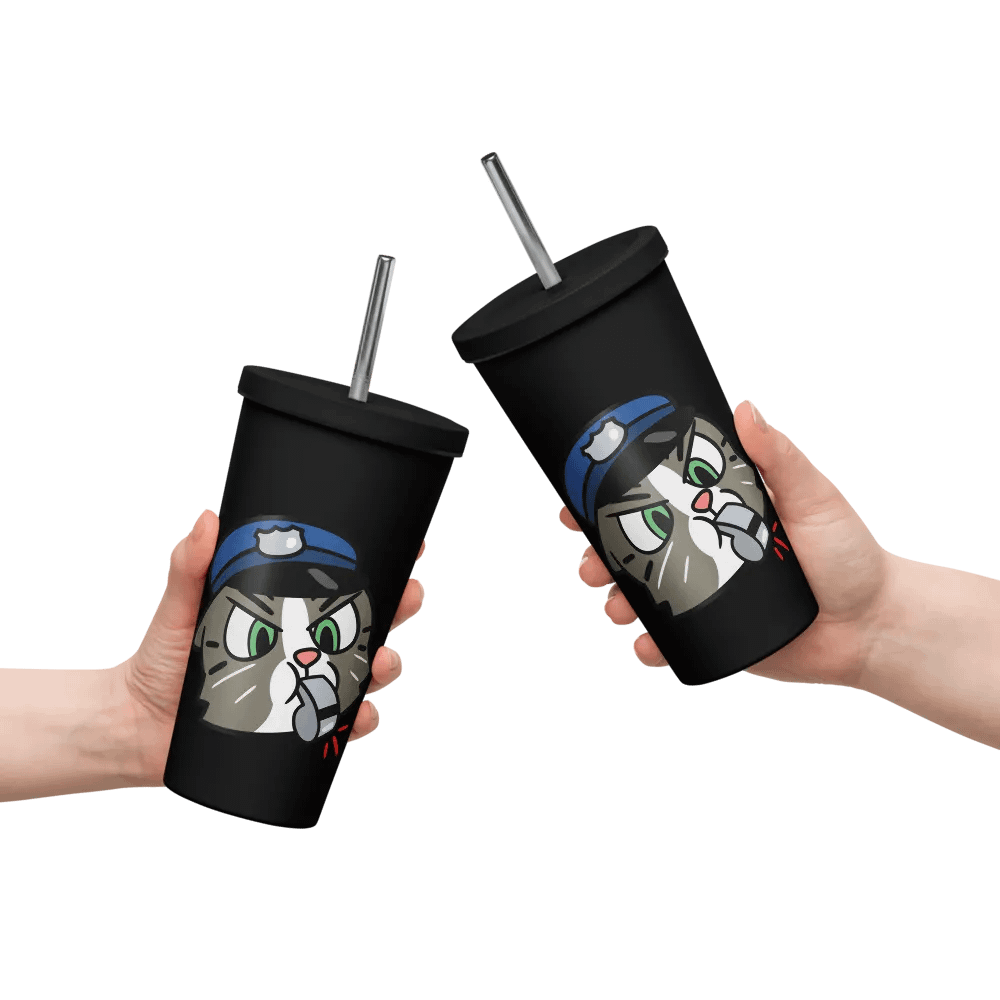 Officer Kitty Cat Tumbler product image (13)