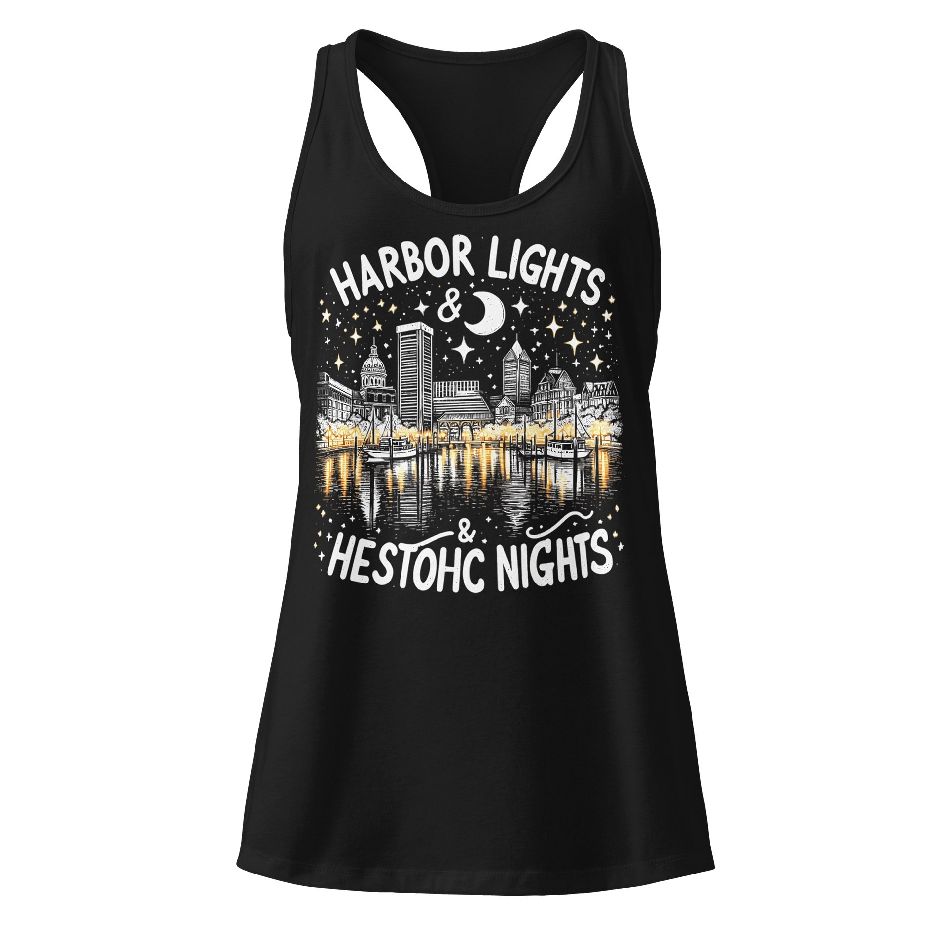 Halcyon Nights Harbor Lights Racerback Tank product image (1)