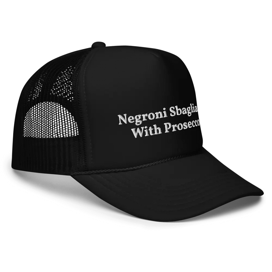 Negroni Sbagliato With Prosecco - Cocktail Embroidered Trucker Cap product image (3)