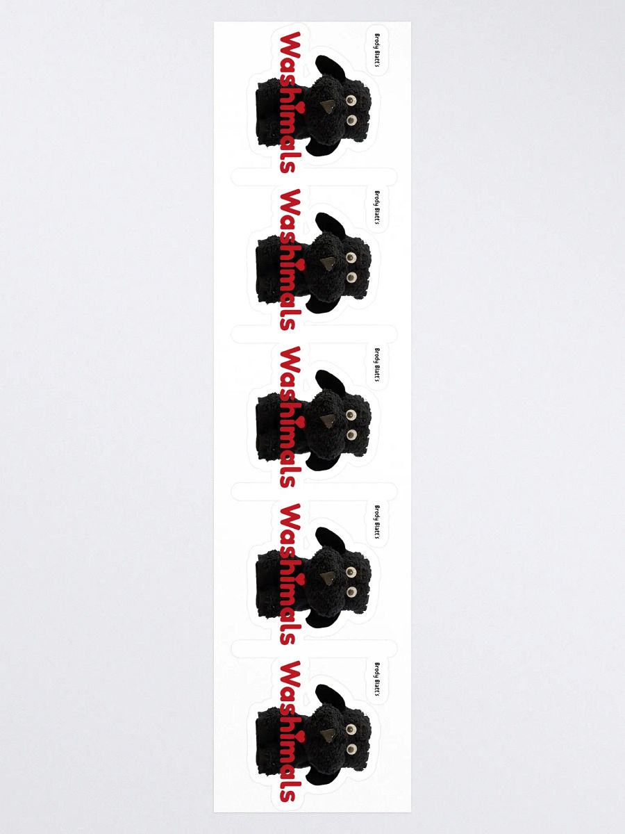 Washimals Kiss Cut Stickers (Set of 5) product image (3)