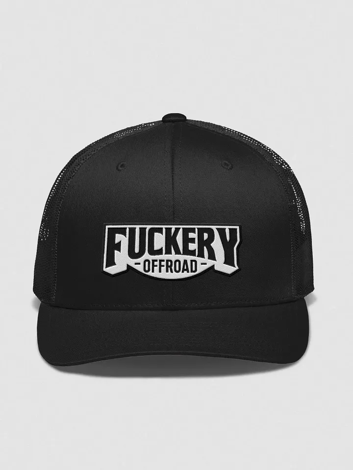 Fuckery Trucker Hat - Black Logo product image (1)
