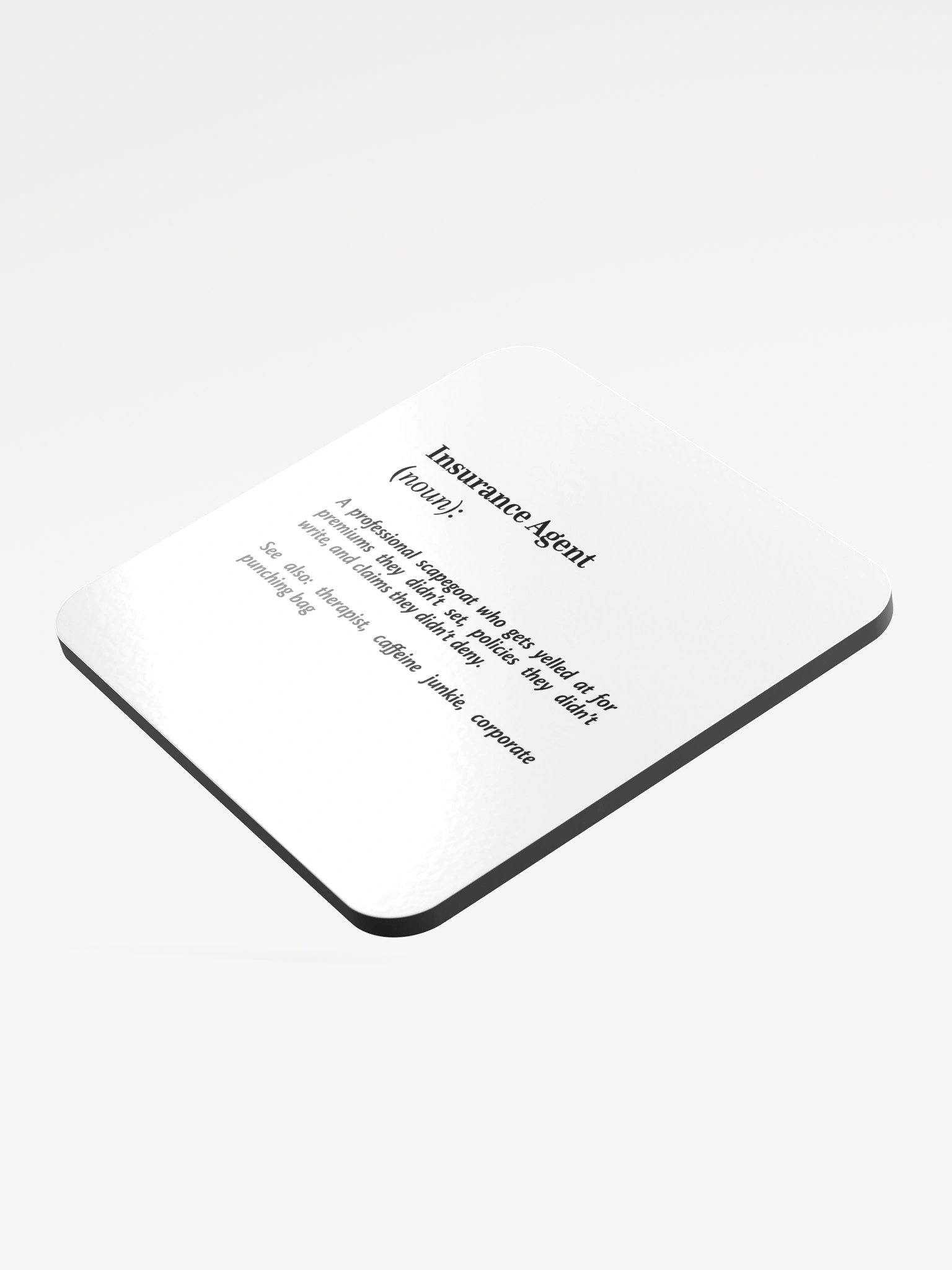 Corporate Punching Bag Coaster product image (3)