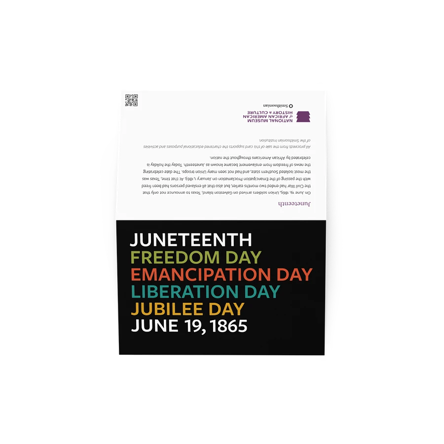 Emancipation Day Greeting Card Image 3