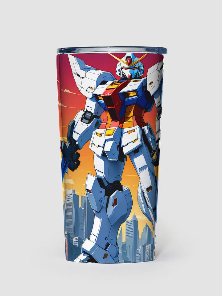 Anime Mecha Warrior 20 oz Stainless Steel Tumbler product image (1)