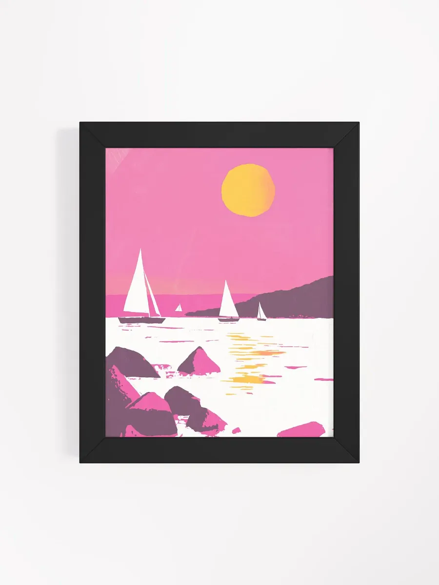 Sunset Sailing Serenity Framed Poster product image (4)