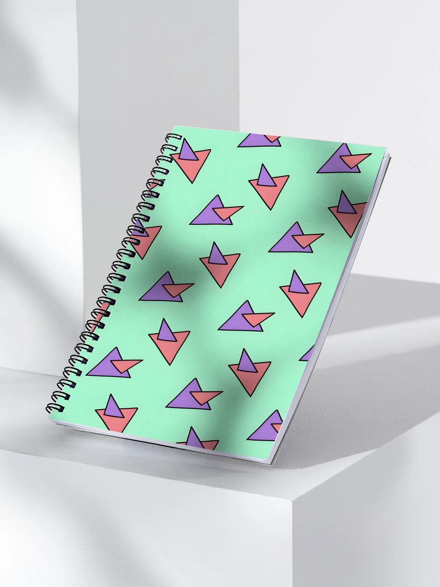 Modern Memphis Note Book - Green product image (3)