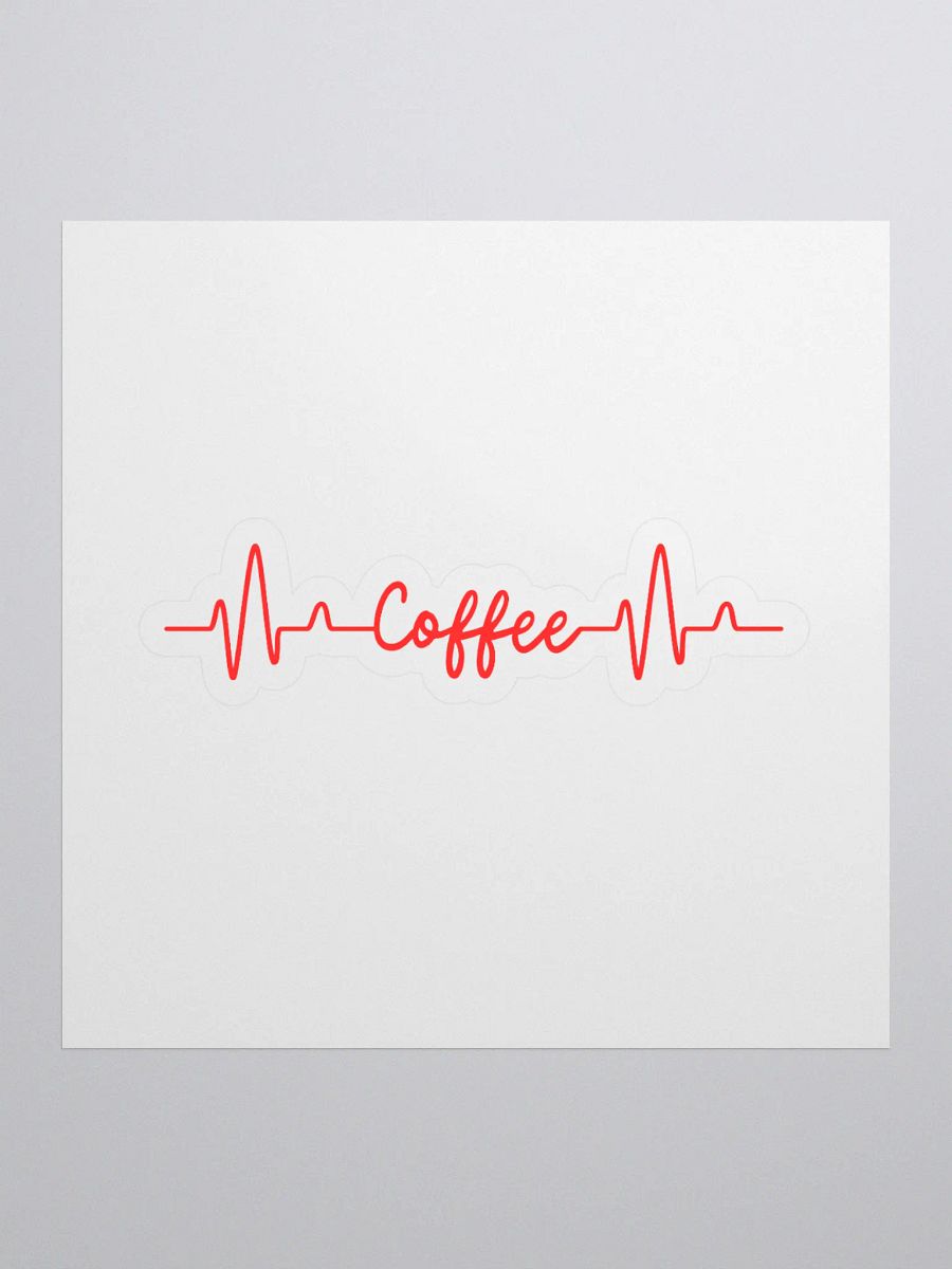 Coffee Heartbeat Sticker product image (1)