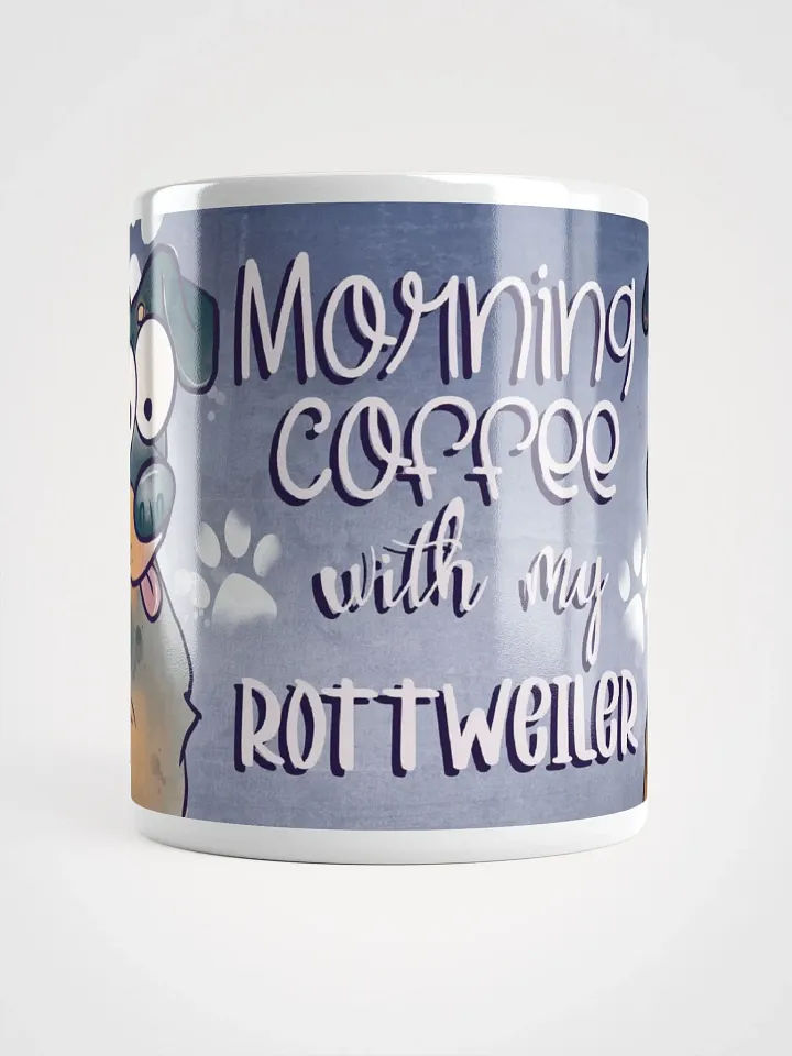 Morning Coffee With My Rottweiler Mug product image (2)