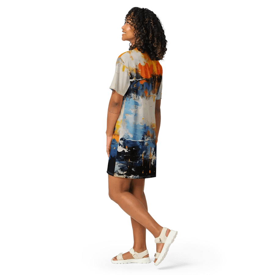 Watercolor Splash T Shirt Dress product image (12)