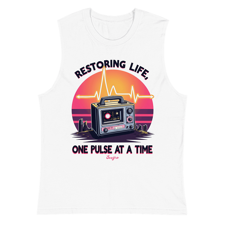 Heartbeat Sunset Muscle Tank product image (2)