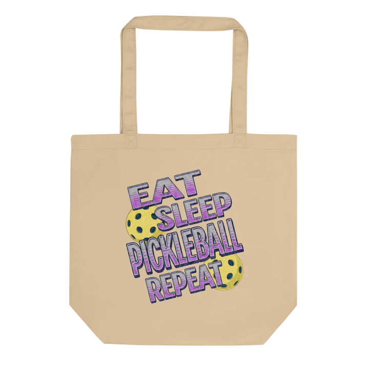 Eat Sleep Pickleball Repeat Angle Passion Eco Tote product image (1)