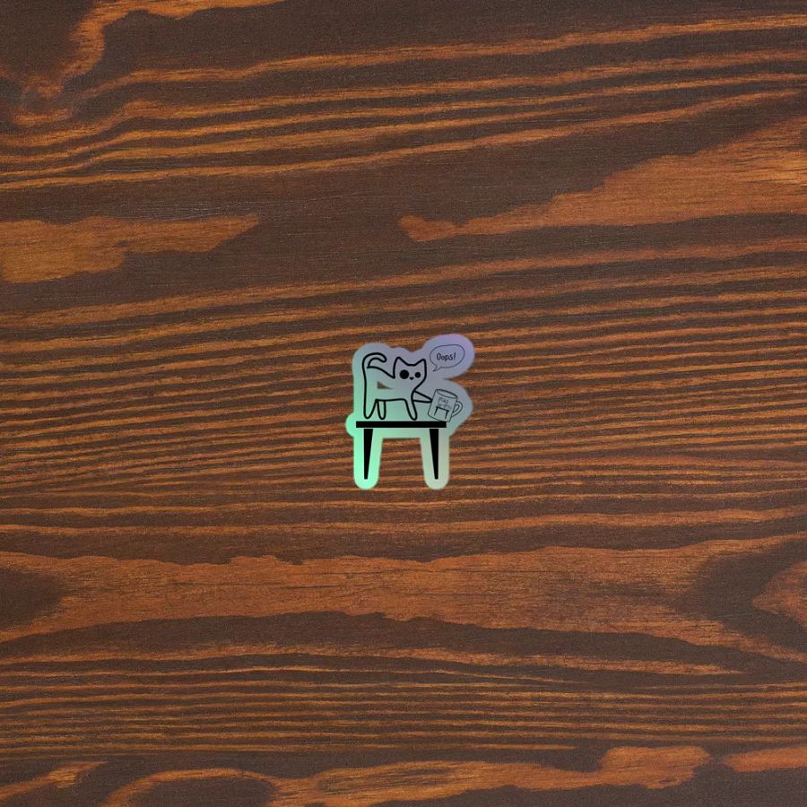 Feline Fiasco Holographic Sticker Sheet product image (5)